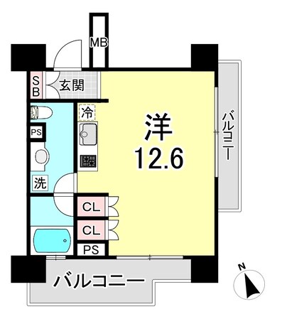 パークアクシス渋谷桜丘ウエストの物件間取画像